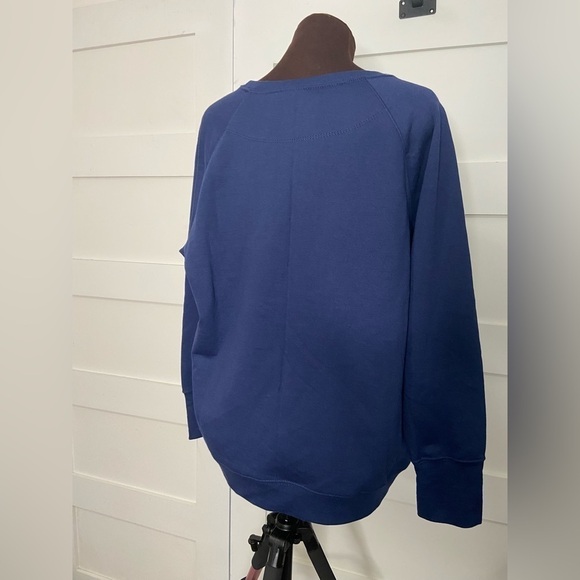 CHAMPION women’s Fleece Pullover Athletic Navy 1X - Picture 2 of 9